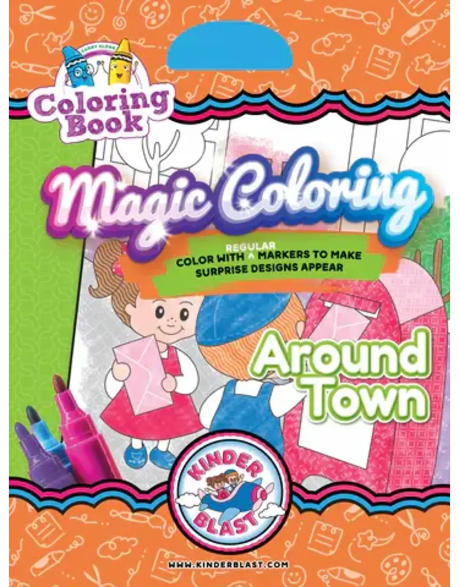 MAGIC COLORING PAD AROUND TOWN