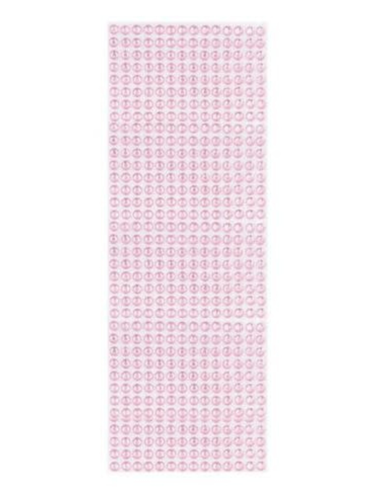 RHINESTONE STICKER: 6MM LIGHT PINK 504 PACK