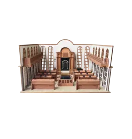WOODEN SHUL 3D PUZZLE