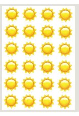 STICKER SUNS 1" 10 SHEET