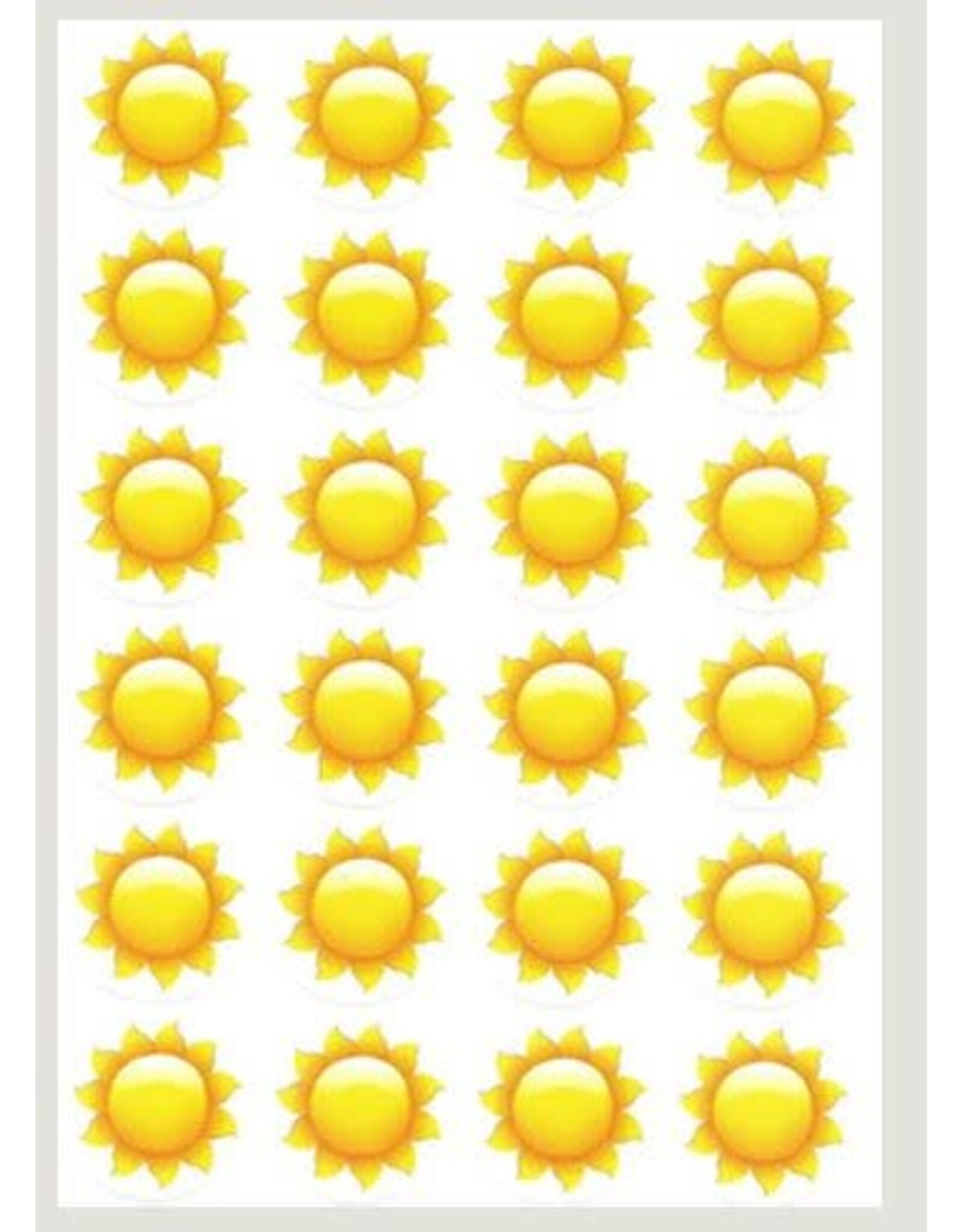 STICKER SUNS 1" 10 SHEET