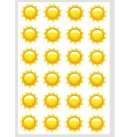 STICKER SUNS 1" 10 SHEET