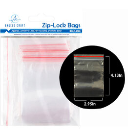 ZIP LOCK  BAGS  3"X4" - 60 PACK