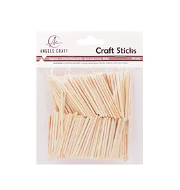 WOOD MATCH CRAFT STICKS 2" - 400 PACK