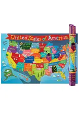 Laminated Kids USA Wall Map   36" x 24"