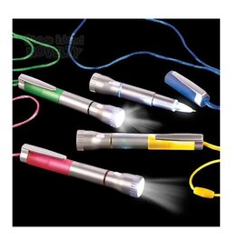 FLASHLIGHT PEN NECKLACE