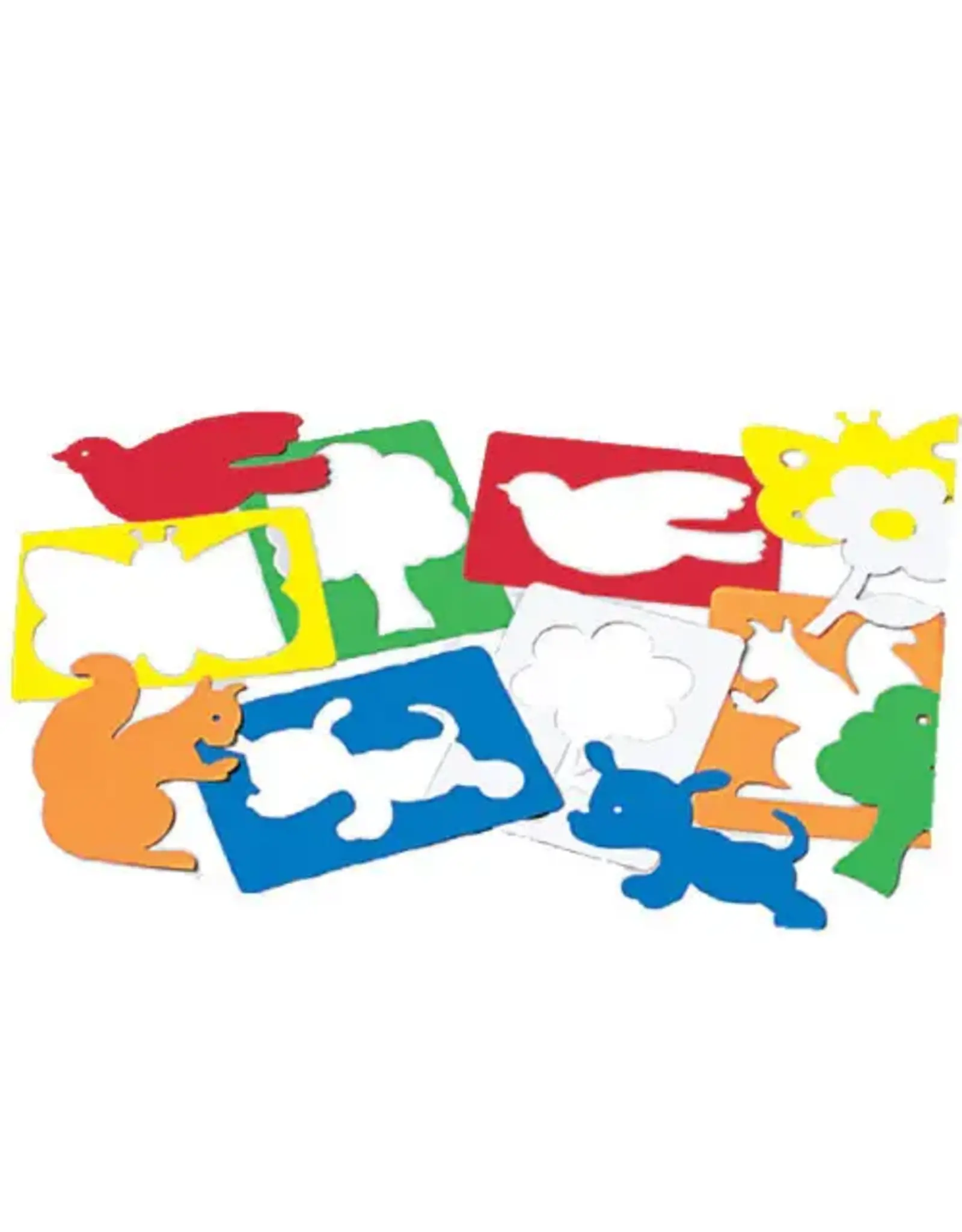 STENCIL: OUTDOOR THEME - 8.75"X6.75" - 6 PACK