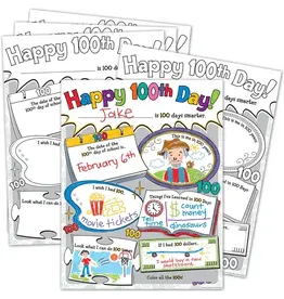 HAPPY 100TH DAY POSTER PACK 32 sheets