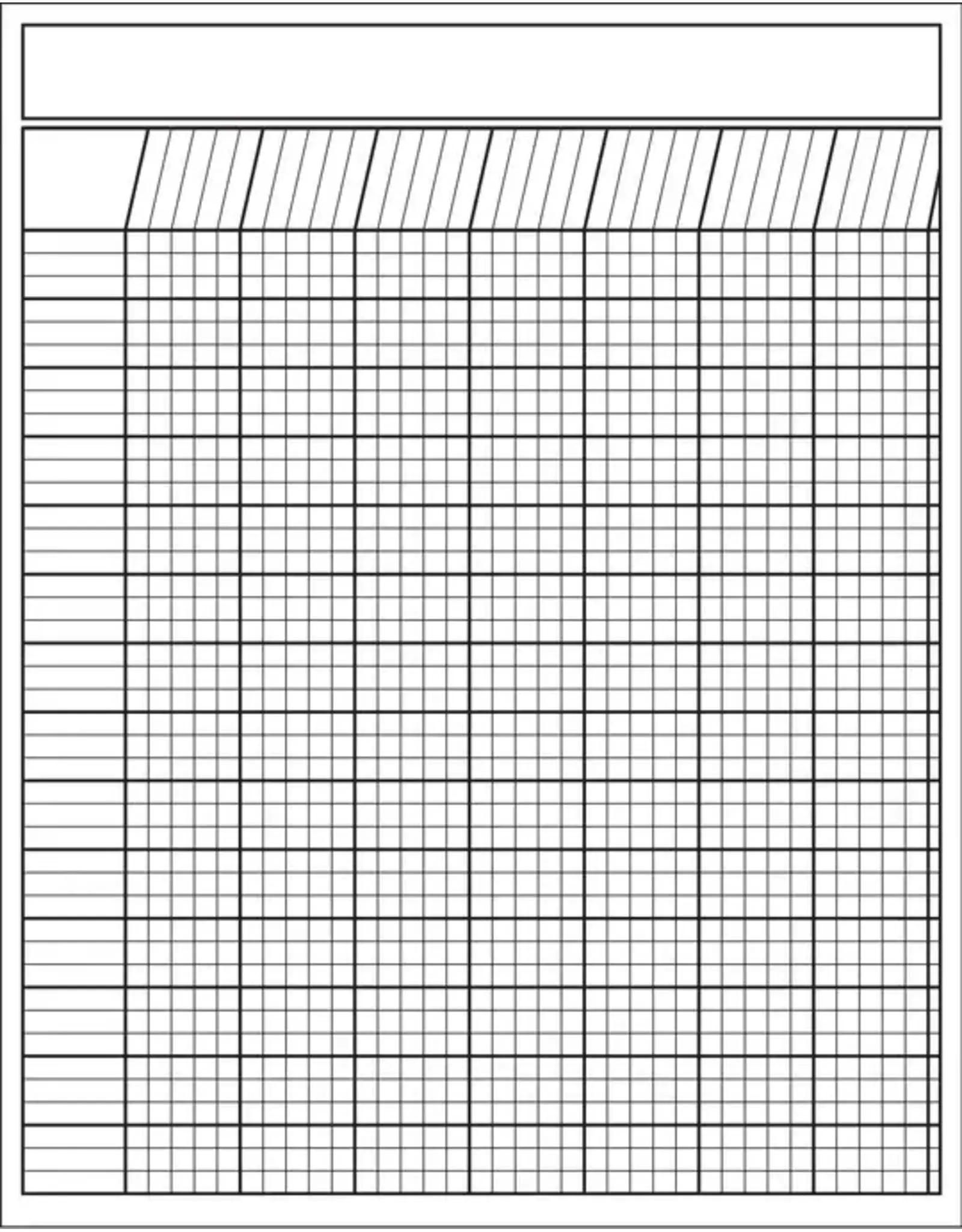 INCENTIVE  CHART VERTICAL: 22"X28"  WHITE