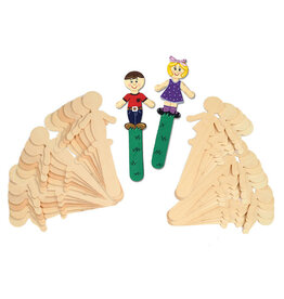 CRAFT STICKS: PEOPLE  5.5" 16 PACK