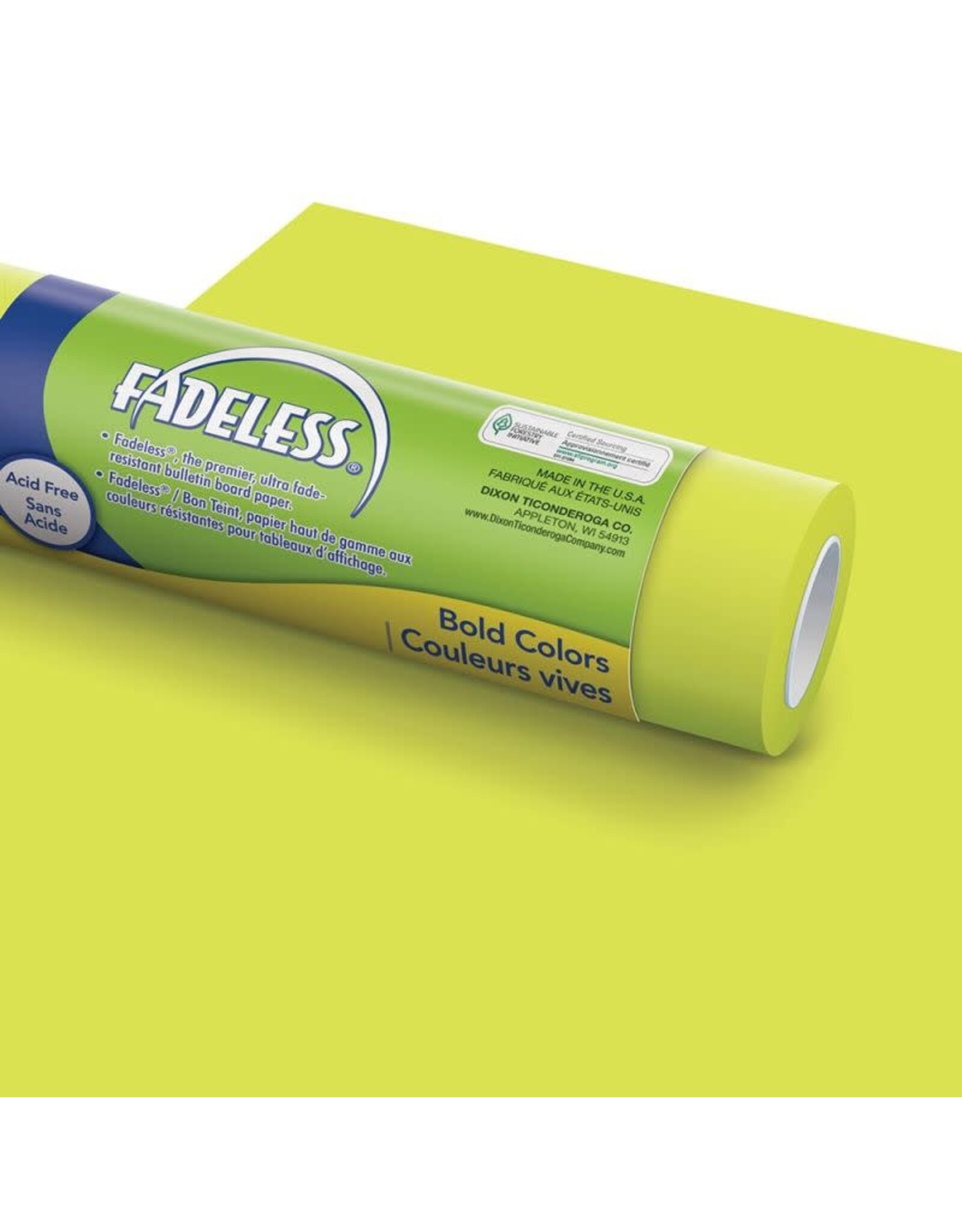 FADELESS BACKING PAPER 24" x 12' : LIME GREEN