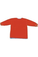 LONG SLEEVE ART SMOCK RED AGES 3+
