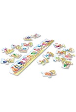 ALPHABET FLOOR PUZZLE 6"X7'