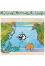 STRAIGHT  BORDERS WORLD CONTINENTS - 3"X35'