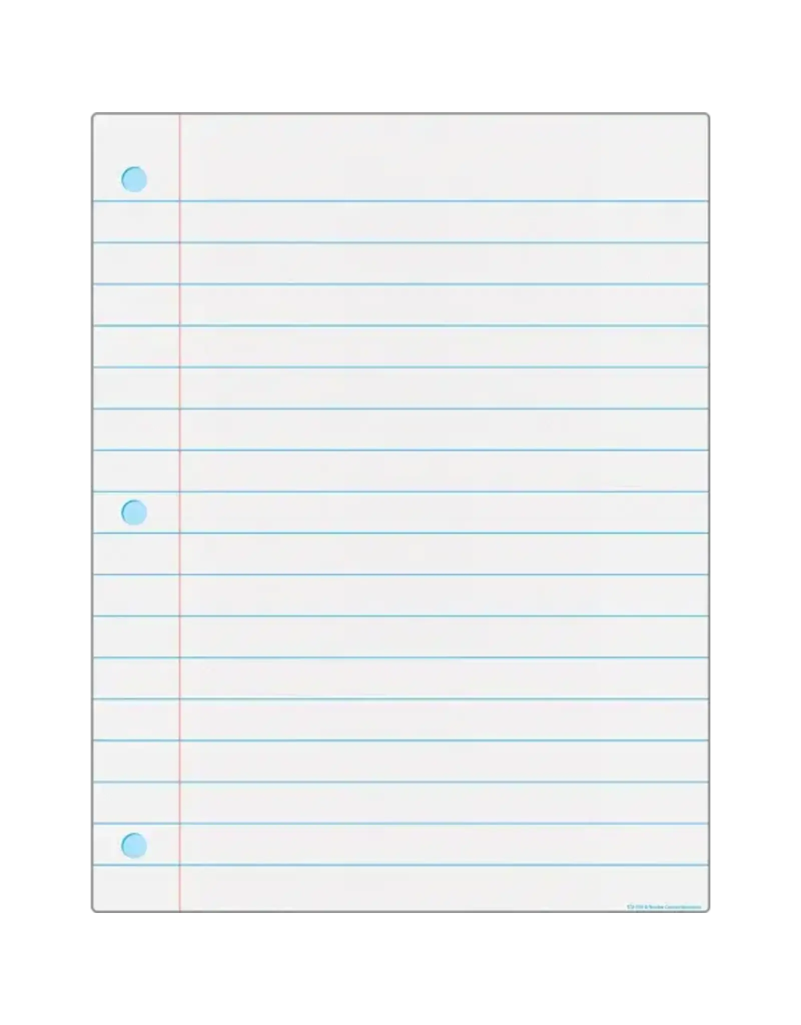 CHARTLET: DRY ERASE NOTEBOOK PAGE 17"X22"