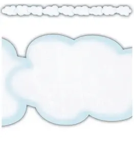 DIE CUT BORDER CLOUDS - 2 3/4"X35'