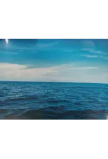 PICTURE OAK TAG:  22X28    WATER AND SKY BACKGROUND