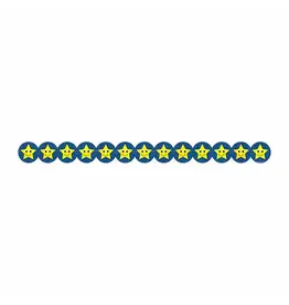 DIE CUT SMILING STARS BORDERS  - 3"x36'