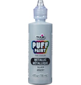 TULIP FABRIC PAINT: METALLIC SILVER 4OZ