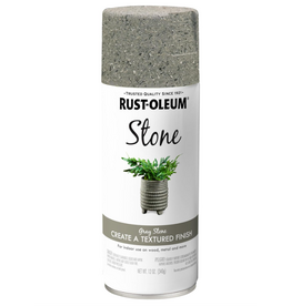 RUST-OLEUM SPRAY PAINT GRAY STONE 12OZ