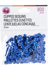 SEQUINS 5MM ROYAL BLUE 800 PC