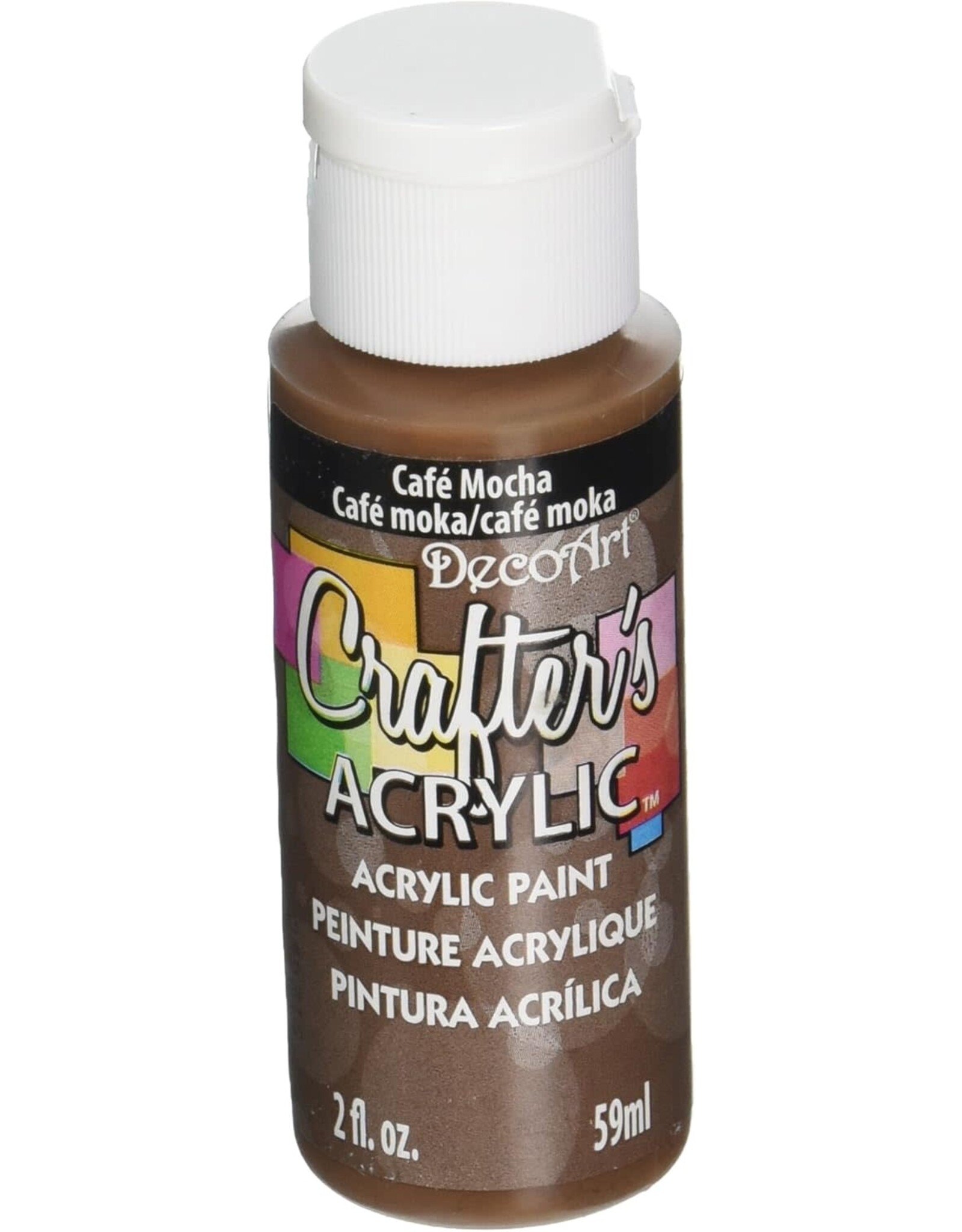 ACRYLIC PAINT : CAFE MOCHA BROWN  2OZ