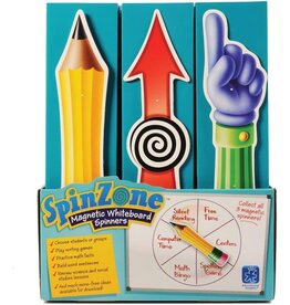 SPINZONE MAGNETIC SPINNERS 11" 3 ASSORTED DESIGNES - 1 PIECE