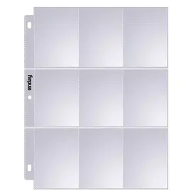 SHEET PROTECTOR - 9-POCKET TOP LOADING 25 PACK