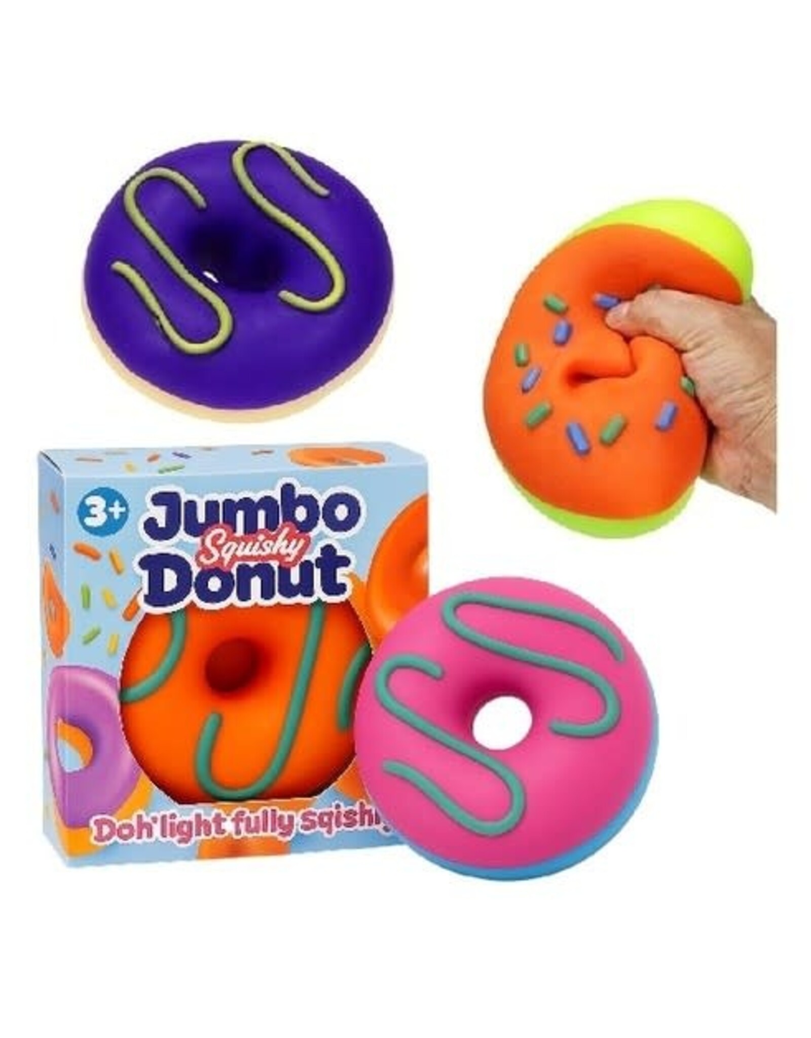 JUMBO 7" SQUISHY DONUT