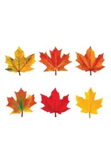 HANDMADE MAPLE LEAF EMBELLISHMENT 15 PC 3"