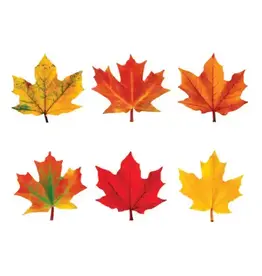 HANDMADE MAPLE LEAF EMBELLISHMENT 15 PC 3"