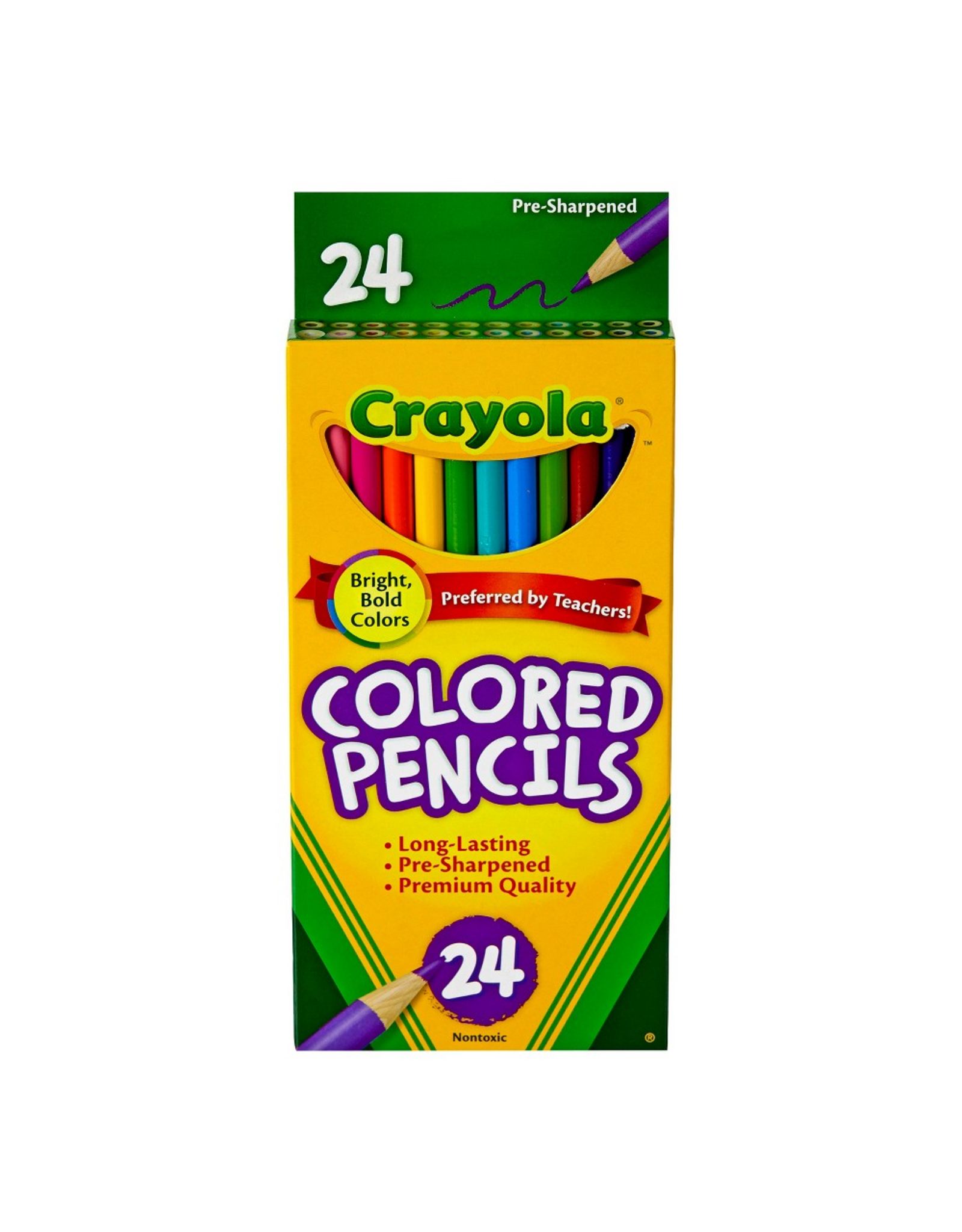 CRAYOLA COLORED PENCILS 24 PACK