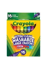CRAYOLA LARGE CRAYONS WASHABLE 16 PACK