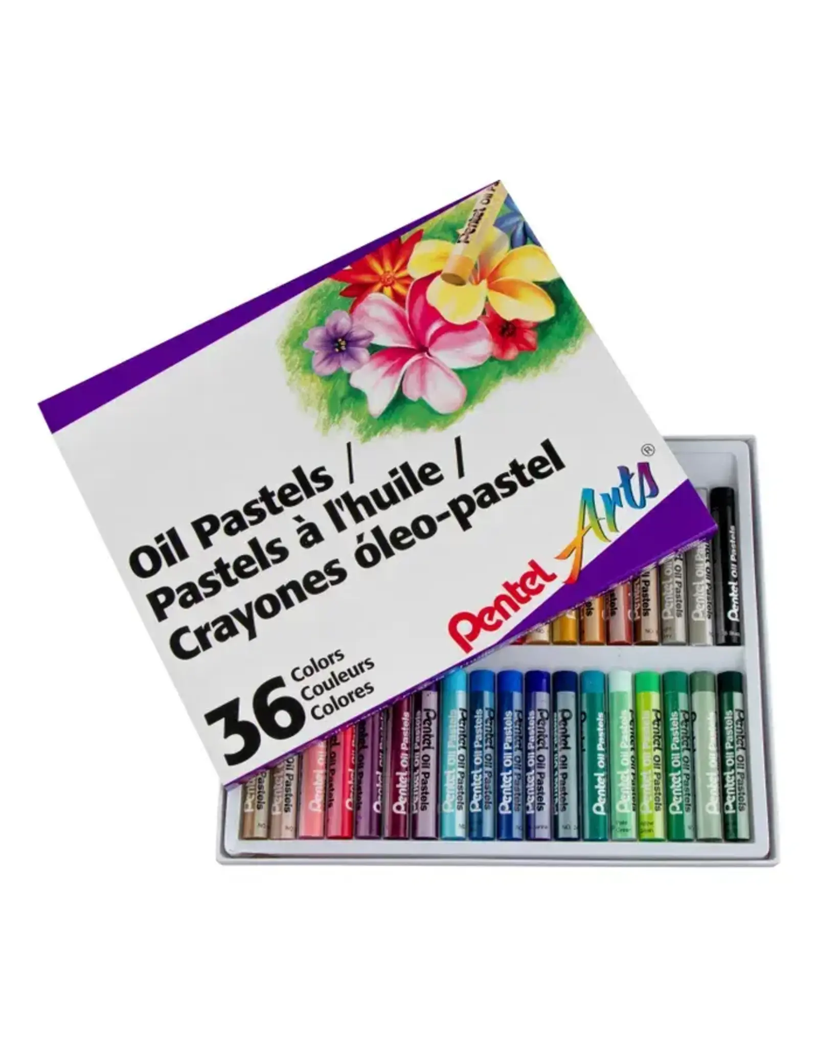 PENTEL OIL PASTELS 36 PACK