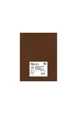PREMIUM CARDSTOCK:   BROWN 8.5"x11" - 25 SHEETS