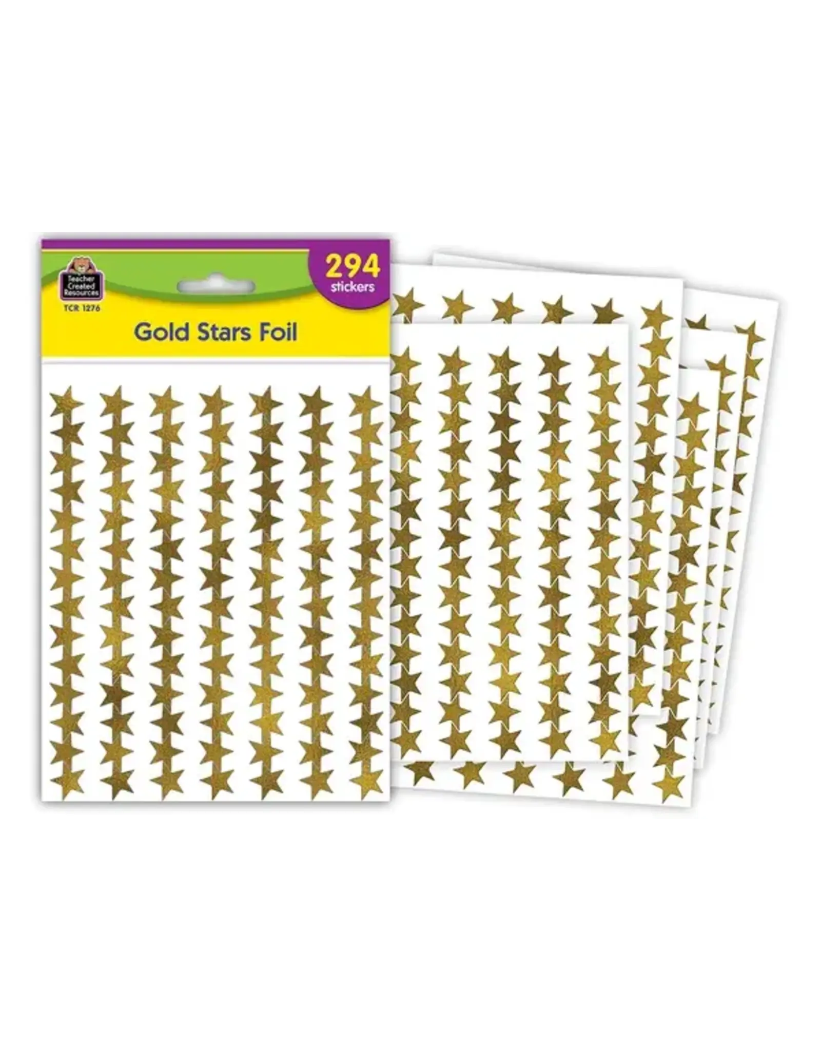 Teacher Created Resources STICKER: GOLD FOIL STARS 294 STICKERS