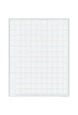 WIPE OFF CHART: GRAPHING GRID 1.5" SQUARES  22"X17"