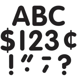 CLASSIC READY LETTERS: 4" BLACK