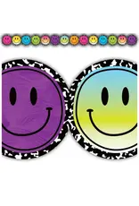 DIE CUT BORDER SMILEY FACES - 2 3/4"X35'