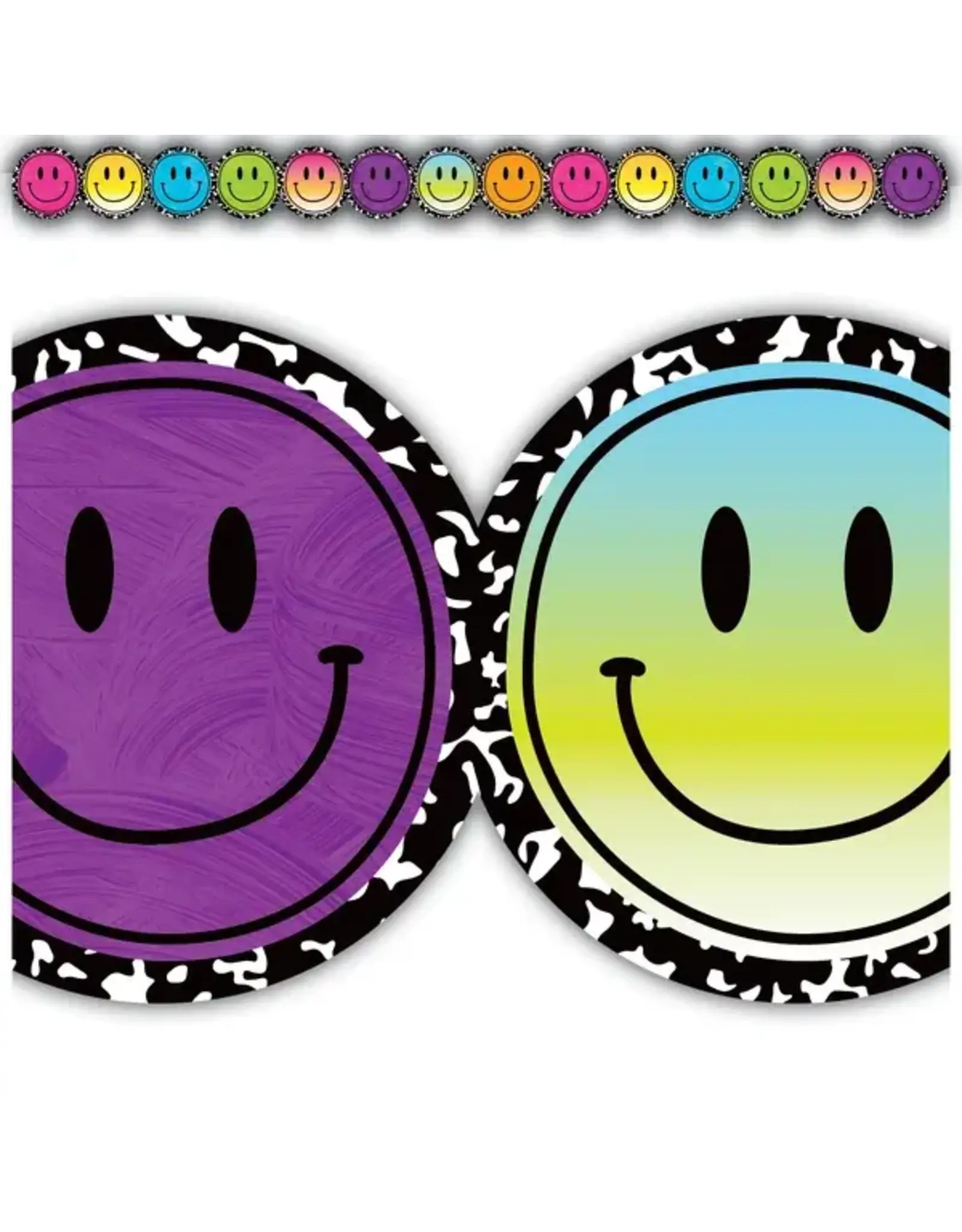 DIE CUT BORDER SMILEY FACES - 2 3/4"X35'