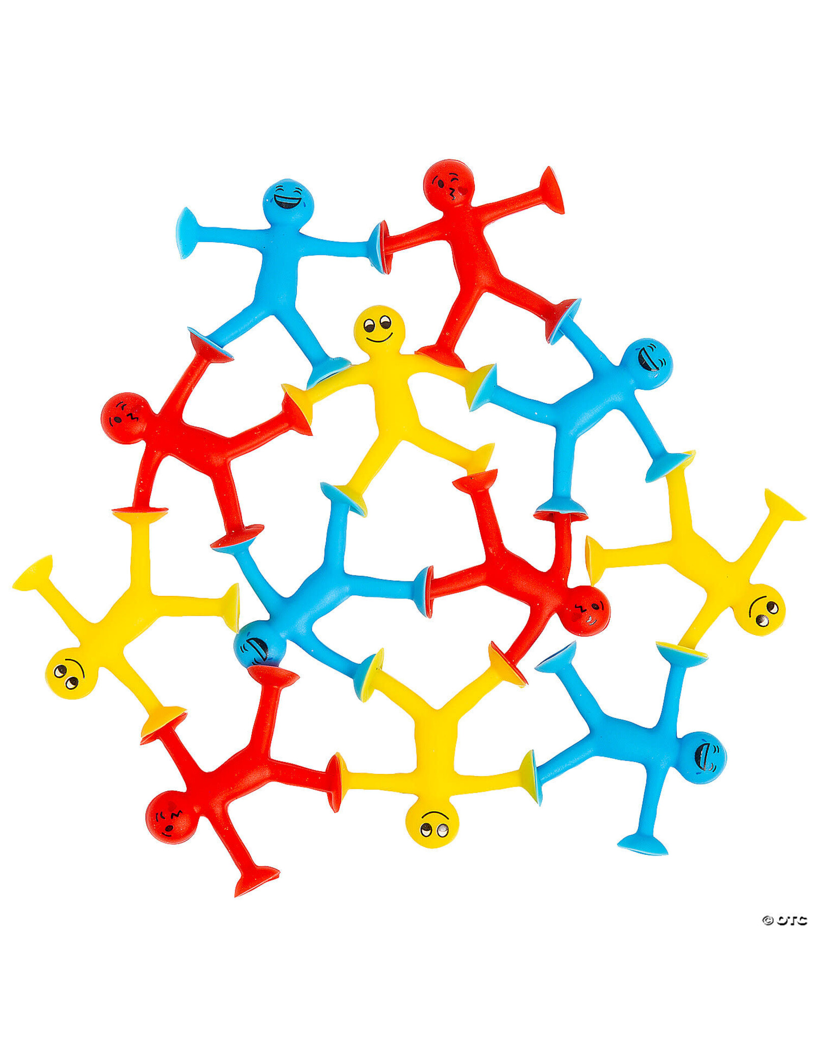 SUCTION EMOJI MEN 2.5" 12 PIECES