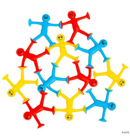 SUCTION EMOJI MEN 2.5" 12 PIECES