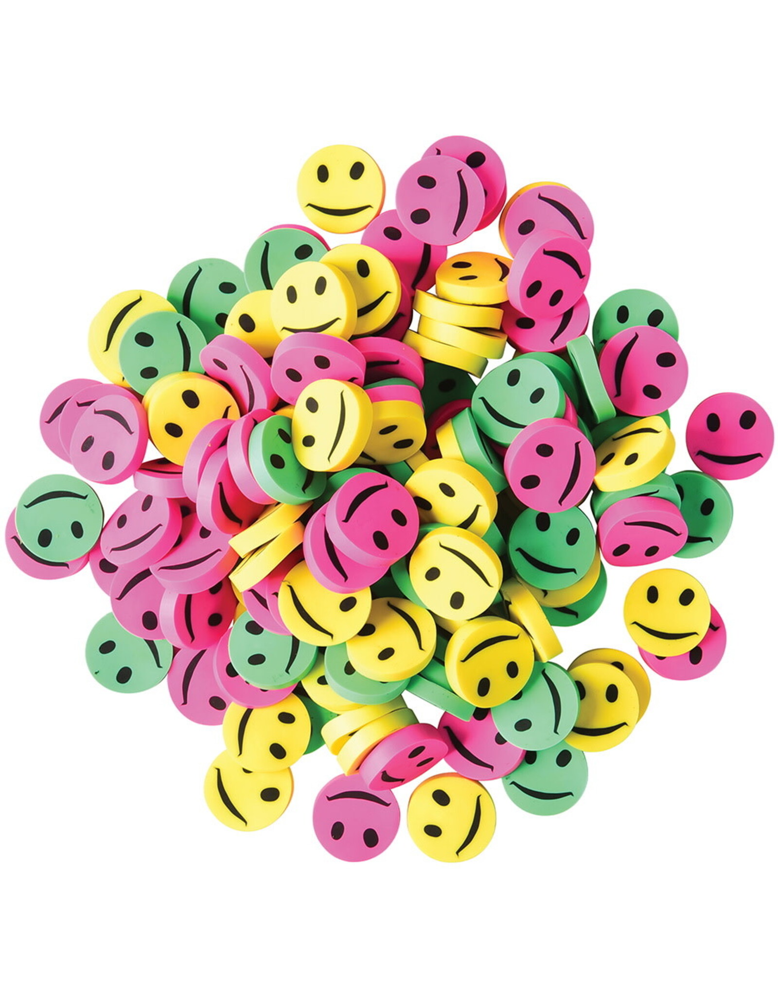 MINI SMILE ERASER - 144 PACK