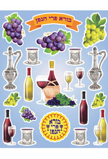 RANENU STICKERS: BOREI PRI HAGAFEN - 6 SHEETS