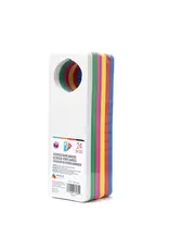 FOAM DOOR HANGER ASSORTED COLORS - 24 PACK