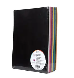 FOAM SHEETS  9"x12" ASSORTED COLORS - 40 PACK