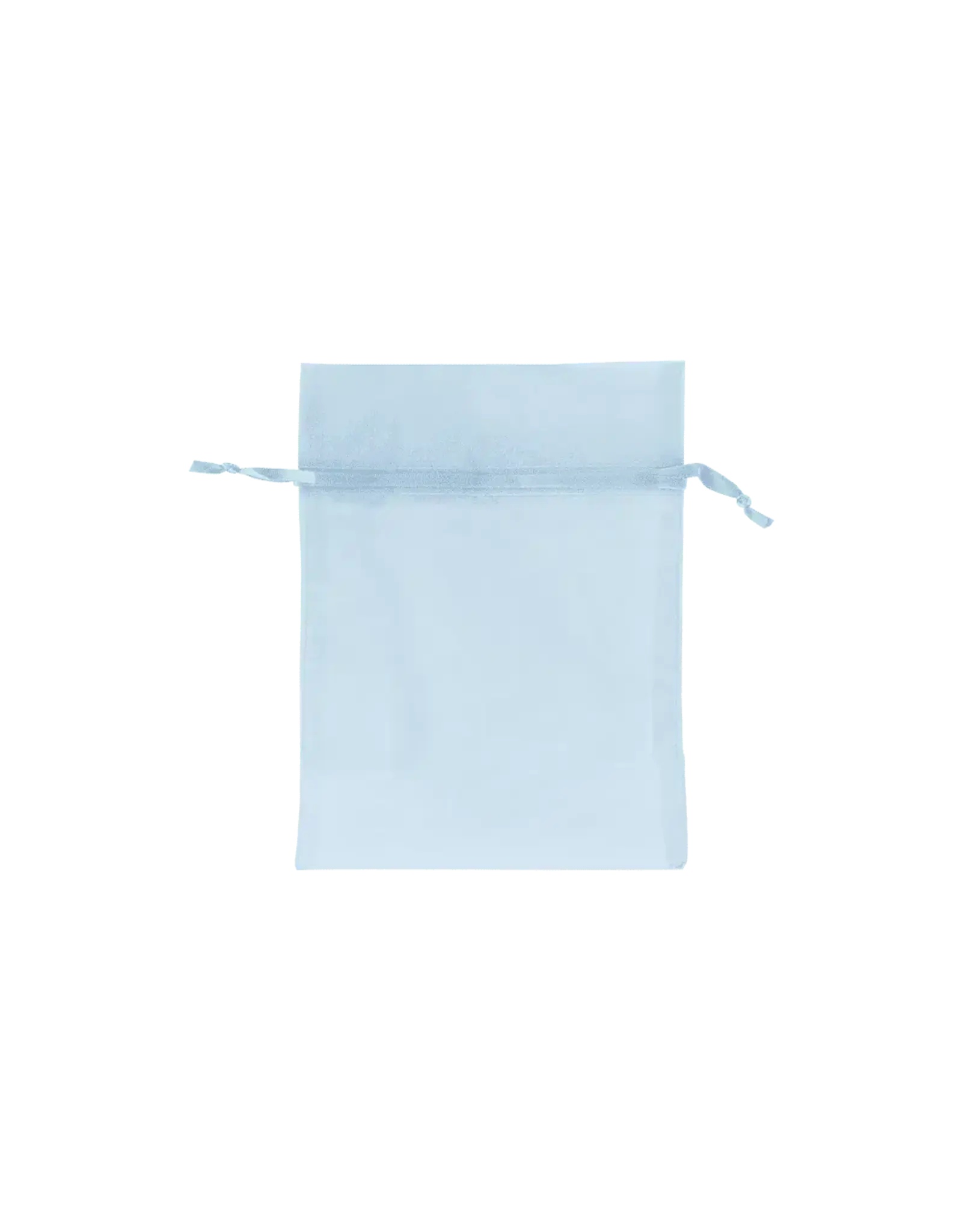 ORGANZA BAGS : 3"x4" LIGHT BLUE 6 PACK