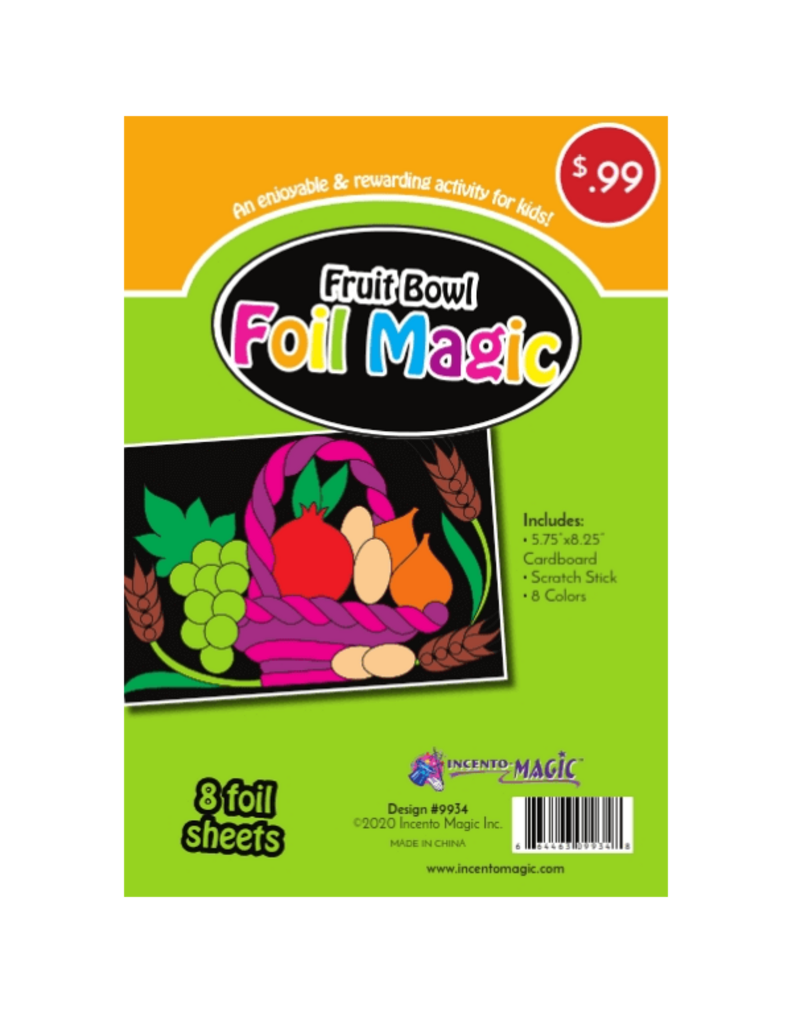 FRUIT BOWL - FOIL ART