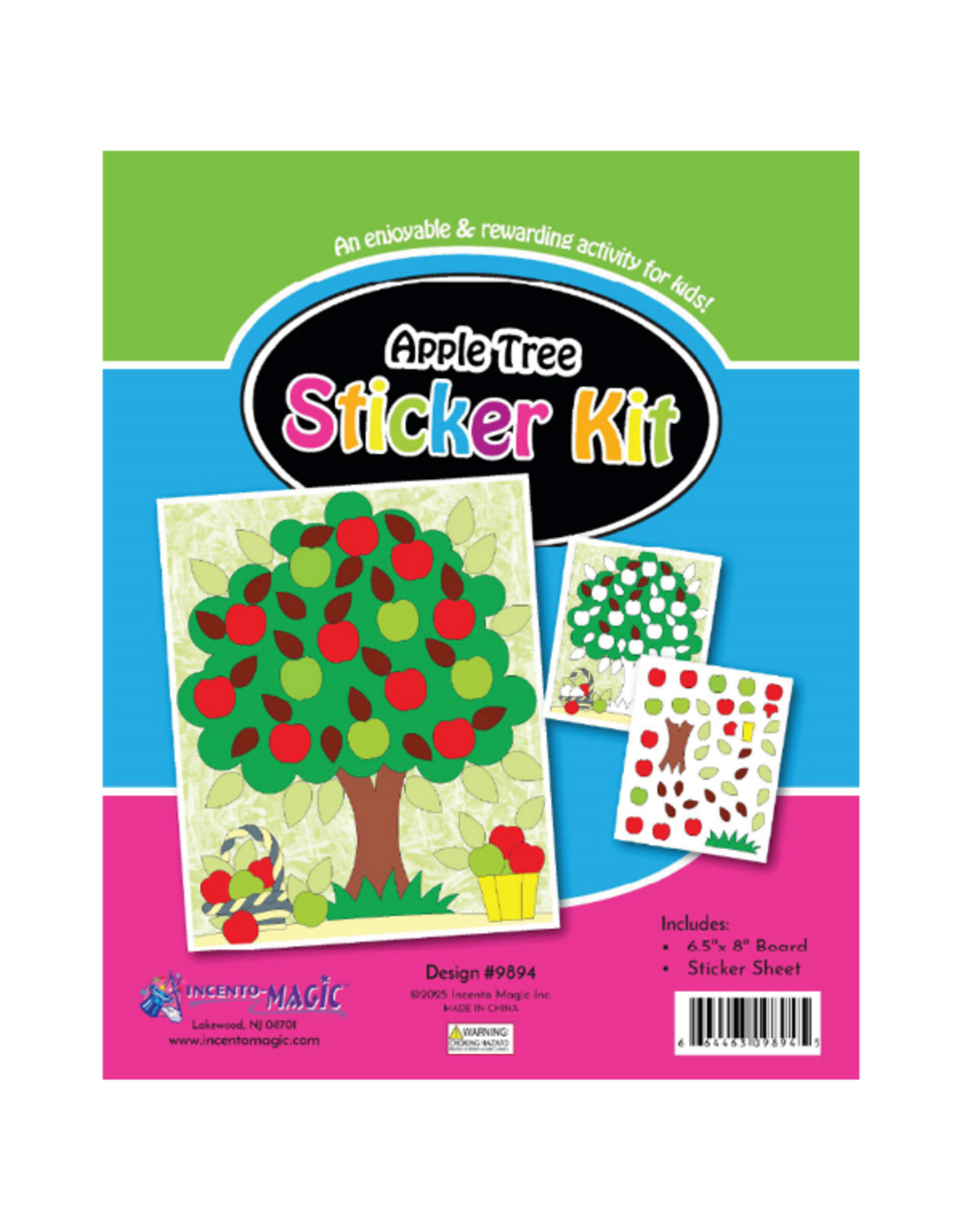 incento magic STICKER KIT: APPLE TREE  6.5"X8"