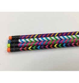 PENCIL: CHEVRON ASSORTED